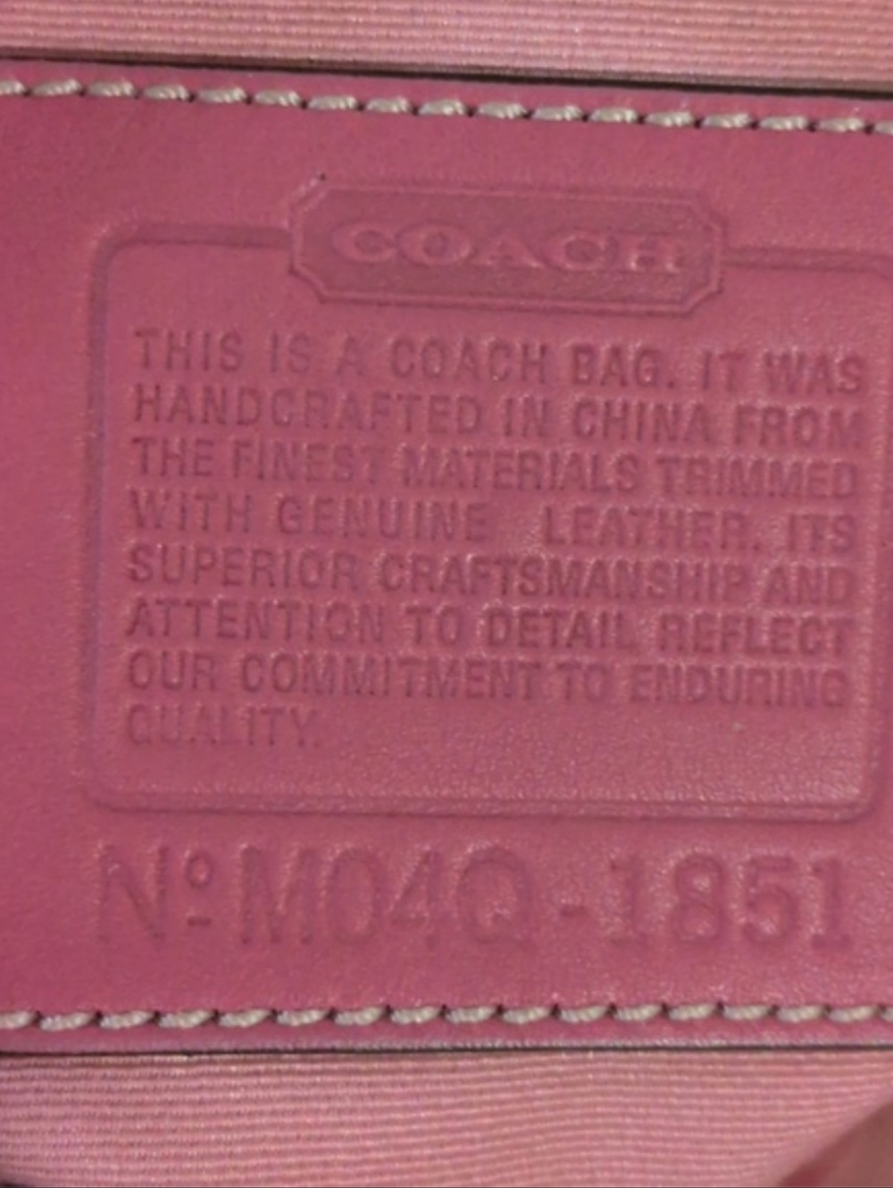 Y2K Coach Optic Hobo Bag & Wallet Signature Pink Jacquard & Leather Matching Set - Picture 5 of 15